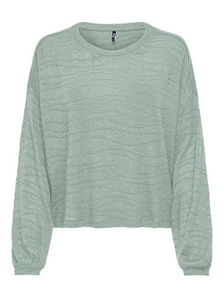 ONLY Bluzka w kolorze zielonym rozmiar: M. Zielone bluzki ONLY, m, bez wzorów, bez kołnierzyka, bez ramiączek. Za 61.31 zł.