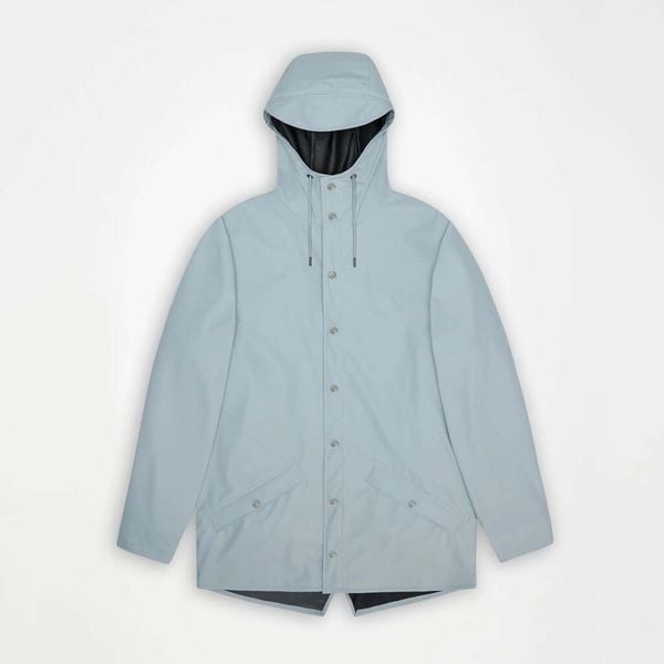 Kurtka RAINS JACKET W3 Szary. Szare kurtki Rains, m, bez wzorów, z syntetyku, bez kaptura. Za 213.99 zł.