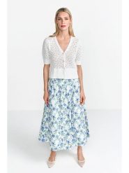 Rich & Royal Kardigan w kolorze białym rozmiar: L. Białe swetry Rich & Royal, l, bez wzorów, bez ramiączek. Za 296.35 zł.