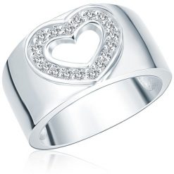 Rafaela Donata Ring Sterling Silber Zirkonia weiß Pierścionki 1 ct Damski. Białe pierścionki Rafaela Donata, z cyrkonią, srebrne. Za 719.99 zł.