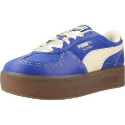 Buty PUMA YELLOW ELEVATA CF WNS Niebieski. Niebieskie buty trekkingowe Puma, bez wzorów, z tkaniny, bez zapięcia, trekkingowe. Za 367.99 zł.