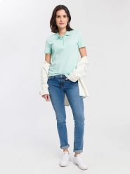 Cross Jeans Dżinsy - Slim fit - w kolorze niebieskim rozmiar: W27/L34. Niebieskie jeansy Cross Jeans, l, z aplikacjami, z jeansu, klasyczne. Za 127.95 zł.