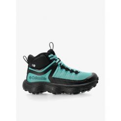 Buty turystyczne damskie Columbia Escape Thrive Titanium Mid Outdry. Niebieskie buty trekkingowe Columbia, bez zapięcia. Za 544.99 zł.