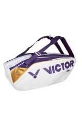 Torba 2-komorowa na rakiety BR9213TTY AJ VICTOR. Białe torby sportowe Victor, bez wzorów, z materiału, na ramię. Za 409.99 zł.