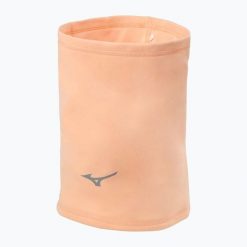 Komin Mizuno Warmalite Triwarmer. Brązowe szaliki i kominy Mizuno, bez wzorów, z elastanu. Za 45.99 zł.