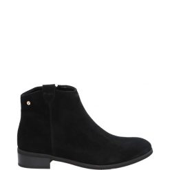 ZAMSZOWE BOTKI 1240 VELOUR NERO. Botki Venezia, bez wzorów, ze skóry, bez obcasa, bez zapięcia. Za 299.00 zł.