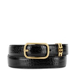 Pasek Damski GINO ROSSI. Czarne paski Gino Rossi, bez wzorów. Za 129.99 zł.