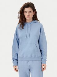 HUGO Bluza Delfinia 50522423 Niebieski Regular Fit. Niebieskie bluzy Hugo, s, bez wzorów, z bawełny, bez ramiączek, bez kaptura. Za 419.99 zł.