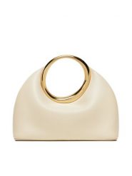 JACQUEMUS Torebka Mini ring handbag 241BA395 Écru. Kopertówki JACQUEMUS, bez wzorów, ze skóry, wizytowe, bez dodatków. Za 3,099.00 zł.