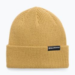 Czapka zimowa Black Diamond Fisherman. Żółte czapki zimowe Black Diamond, bez wzorów, sportowe. Za 99.99 zł.