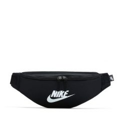 Saszetka biodrowa/nerka unisex Nike Heritage. Czarne nerki i saszetki Nike, bez wzorów, z poliesteru, bez dodatków. Za 109.99 zł.