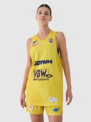 4F Koszulka meczowa replika domowa z sezonu 2024/25 damska 4F x VBW Arka Gdynia - multikolor S. T-shirty sportowe 4f, s, bez wzorów, z dzianiny, bez ramiączek, na fitness i siłownię. Za 199.99 zł.
