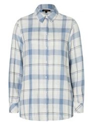 More & More Bluzka w kolorze biało-błękitnym rozmiar: 38. Białe bluzki More & More, s, bez wzorów, z wiskozy, klasyczne, bez kołnierzyka, bez ramiączek. Za 86.99 zł.