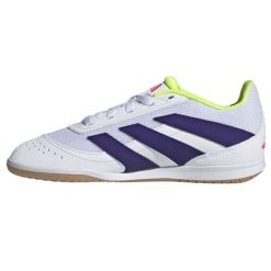 Buty piłkarskie adidas Predator Club Sala In ID3804 białe. Białe buty treningowe bez wzorów, z gumy, bez zapięcia, do piłki nożnej. Za 295.32 zł.