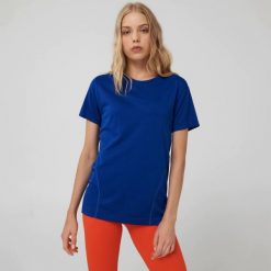 Koszulka sportowa GYM HARD - Niebieski. Niebieskie t-shirty sportowe Sinsay, l, bez wzorów, bez ramiączek. W wyprzedaży za 25.99 zł.