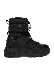 Hunter Śniegowce CEO-H8-378 Czarny. Czarne śniegowce Hunter, bez wzorów, z materiału, bez zapięcia. Za 359.99 zł.