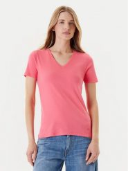 United Colors Of Benetton T-Shirt 3GA2E4230 Różowy Regular Fit. Czerwone t-shirty United Colors Of Benetton, m, bez wzorów, z bawełny, bez kołnierzyka, bez ramiączek. Za 59.99 zł.