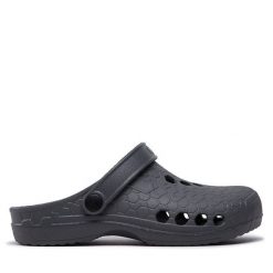 Klapki Dry Walker. Szare klapki Dry Walker, bez wzorów, bez obcasa, bez zapięcia. Za 59.99 zł.
