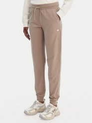 EA7 Emporio Armani Spodnie dresowe 7W000461 AF13135 U6167 Beżowy Regular Fit. Brązowe spodnie dresowe EA7 Emporio Armani, bez wzorów, z bawełny. Za 429.99 zł.