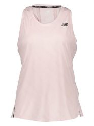 New Balance Top sportowy w kolorze jasnoróżowym rozmiar: S. Czarne topy sportowe New Balance, s, bez wzorów, z materiału, outdoorowe. Za 101.47 zł.