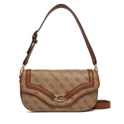Torebka Guess. Brązowe torebki klasyczne Guess, z aplikacjami, klasyczne, bez dodatków. Za 419.99 zł.