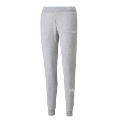 Spodnie Do Joggingu Damskie Power Graphic. Szare spodnie dresowe Puma, bez wzorów, długie, do biegania. Za 208.99 zł.
