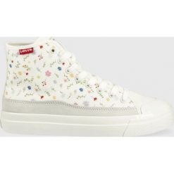 Levi's tenisówki Square High S damskie kolor biały. Białe trampki Levi's, bez wzorów, bez zapięcia. W wyprzedaży za 244.99 zł.