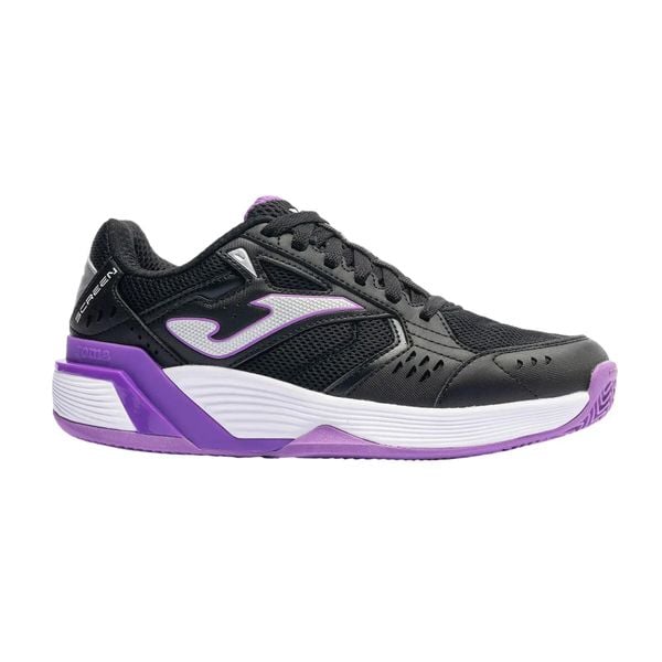 Damskie buty halowe Joma Screen 2601. Czarne buty treningowe Joma, bez wzorów, z gumy, bez zapięcia, na fitness i siłownię. Za 279.80 zł.