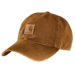 Czapka z daszkiem Carhartt Odessa Cap. Brązowe czapki z daszkiem Carhartt, bez wzorów, sportowe. Za 81.99 zł.