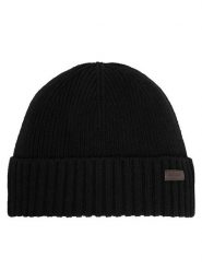 Barbour Czapka MHA0449BK11 Czarny. Czarne czapki zimowe Barbour, bez wzorów, z wełny. Za 244.99 zł.