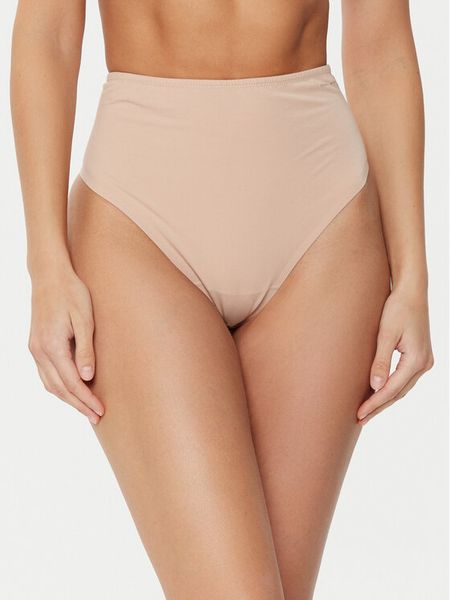 Ysabel Mora Stringi 19332 Beżowy. Brązowe stringi ysabel mora, bez wzorów, z syntetyku. Za 59.99 zł.