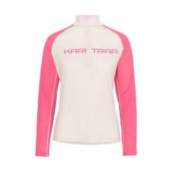 Koszulka z długim rękawem damska 1/2 zip Kari Traa Ella. Niebieskie t-shirty sportowe Kari Traa, m, bez wzorów, z jersey, bez ramiączek. Za 378.00 zł.
