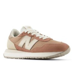 Buty New Balance WS237MSC pomarańczowe. Brązowe buty treningowe bez wzorów, z gumy, bez zapięcia. Za 487.95 zł.