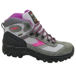 Buty trekkingowe damskie Grisport Grigio Scamosciato. Zielone buty trekkingowe Grisport, z gumy, za kostkę, bez zapięcia. Za 349.00 zł.