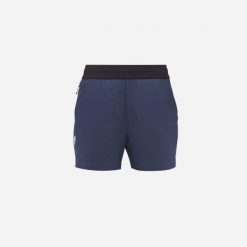 Szorty sportowe Millet Wanaka Stretch Short Iii W Granatowy Regular Fit. Niebieskie szorty sportowe Millet, bez wzorów, trekkingowe. Za 319.00 zł.