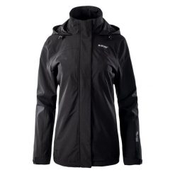 Damska kurtka trekkingowa Hi-Tec Lady Oscar przejściowa sportowa czarna. Czarne kurtki przejściowe sportowe Hi-tec, xl, bez wzorów, z syntetyku, bez kaptura, trekkingowe. Za 263.85 zł.