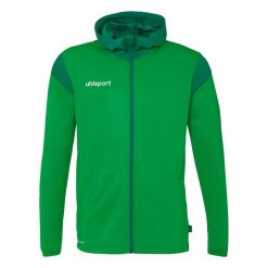 Bluza dresowa z kapturem Uhlsport Squad 27. Czarne bluzy Uhlsport, xl, bez wzorów, z dresówki, z kapturem, do piłki nożnej. Za 217.50 zł.