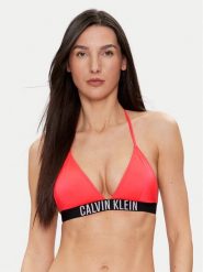 Calvin Klein Swimwear Góra od bikini KW0KW02506 Różowy. Czerwone bikini Calvin Klein Swimwear, bez wzorów, z syntetyku. Za 169.99 zł.