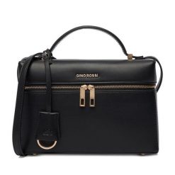 Torebka GINO ROSSI. Czarne torebki klasyczne Gino Rossi, bez wzorów, bez dodatków. Za 229.99 zł.