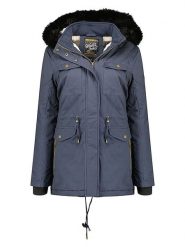 Geographical Norway Parka "Celeste" w kolorze niebieskim rozmiar: L. Niebieskie płaszcze Geographical Norway, l, bez wzorów, bez kaptura. Za 251.53 zł.