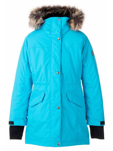 LENNE Parka zimowa "Mimi" w kolorze błękitnym rozmiar: 134. Niebieskie płaszcze LENNE, na zimę, s, bez wzorów, bez kaptura. Za 480.90 zł.