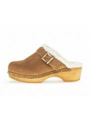 Gabor Skórzane kapcie w kolorze jasnobrązowym rozmiar: 36. Brązowe kapcie Gabor, bez wzorów, z materiału. Za 104.39 zł.