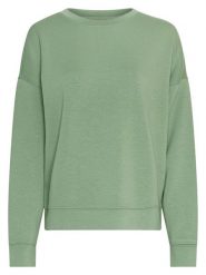 MOSS COPENHAGEN Bluza "Ima Q" w kolorze jasnozielonym rozmiar: XS/S. Zielone bluzy Moss Copenhagen, s, bez wzorów, z wiskozy, klasyczne, bez ramiączek, bez kaptura. Za 152.98 zł.