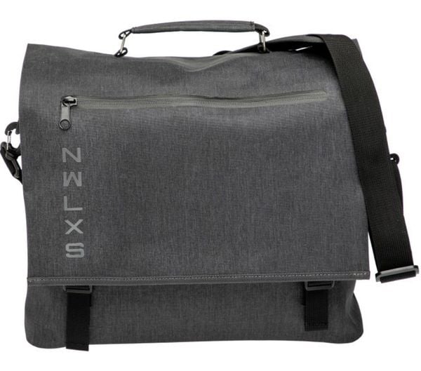 Torba rowerowa Messenger Varo, szara. Szare torby na laptopa NEW LOOXS, bez wzorów, z materiału, na ramię. Za 535.28 zł.