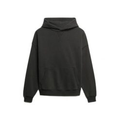 Bluza damska z kapturem Superdry Studios Relaxed. Czarne bluzy Superdry, bez wzorów, bez ramiączek, z kapturem. Za 332.10 zł.