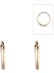 DIAMOND & CO Złote kolczyki-kreole "Créoles Simplicité" rozmiar: onesize. Żółte kolczyki Diamond & Co, złote. Za 217.99 zł.