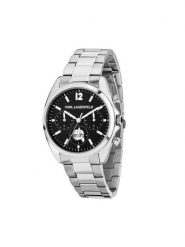 KARL LAGERFELD Zegarek R0553101504 Srebrny. Szare, analogowe zegarki KARL LAGERFELD, srebrne. Za 849.99 zł.