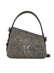 Karl Lagerfeld Jeans Torebka B1W30190 Czarny. Czarne torebki klasyczne Karl Lagerfeld Jeans, bez wzorów, z jeansu, bez dodatków. Za 559.99 zł.