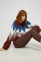JDY sweter damski. Swetry JDY, l, bez wzorów, z dzianiny, bez ramiączek. W wyprzedaży za 129.99 zł.