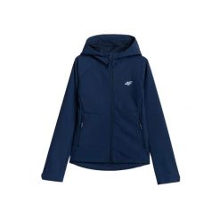 Damska kurtka wodoodporna 4F F546. Niebieskie kurtki przeciwdeszczowe 4f, m, bez wzorów, z materiału, bez kaptura, trekkingowe. Za 227.00 zł.
